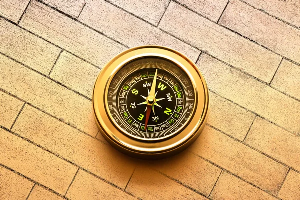 Compass with black dial — Stock Photo, Image