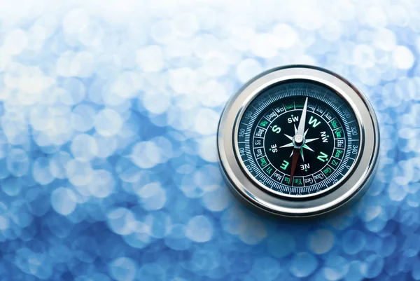 Compass with black dial — Stock Photo, Image