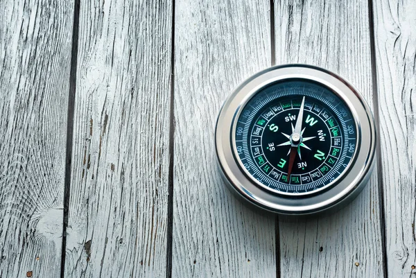 Compass with black dial — Stock Photo, Image