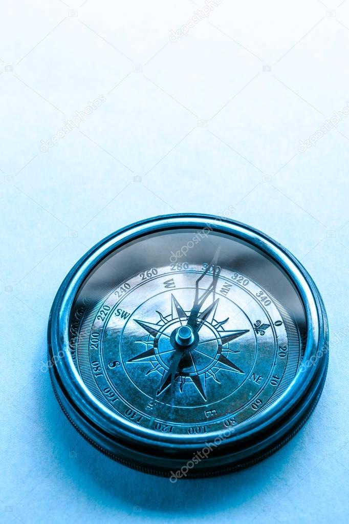 Vintage metal compass