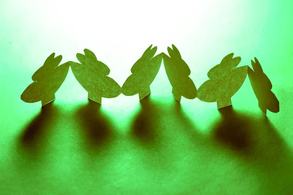 Paper trees shape — Stock Photo, Image