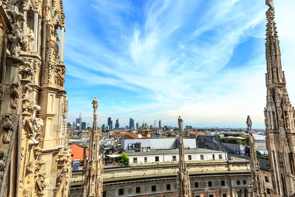 Techo Duomo en Milán —  Fotos de Stock