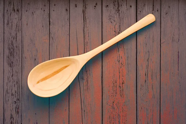 One wooden spoon — Stock Photo, Image
