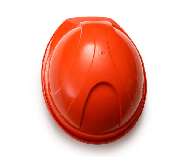 从顶部的红色安全头盔 — 图库照片