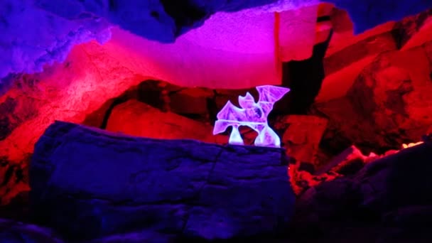 Кунгур крижану печеру — стокове відео