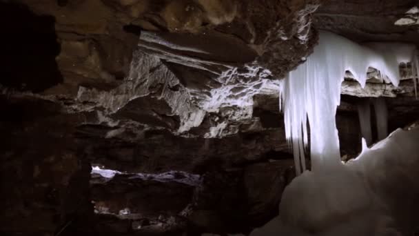 昆古尔冰洞 — 图库视频影像
