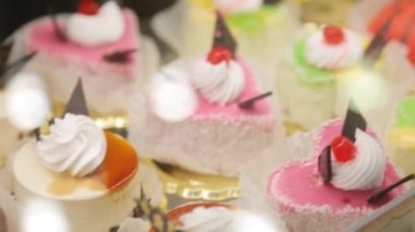 Lezzetli kek closeup ile mağazası