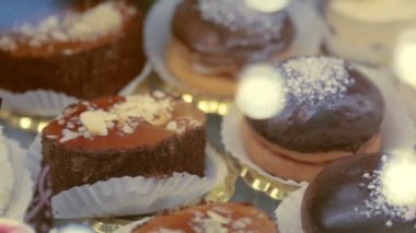 Lezzetli kek closeup ile mağazası