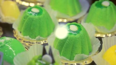 Lezzetli kek closeup ile mağazası