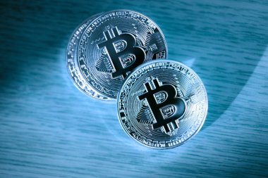 Portre Bitcoin paralar