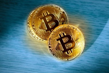 Portre Bitcoin paralar