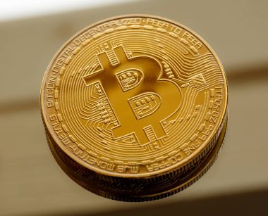 Bitcoin para portre içinde