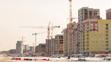 Binalar site bina, yapım aşamasında