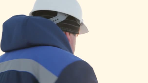 Foreman Ile Yastık Büyük Inşaat Projesi — Stok video