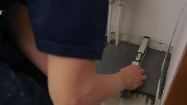 İşçi kontrol seviyesi yere döşeme döşeme fayansları