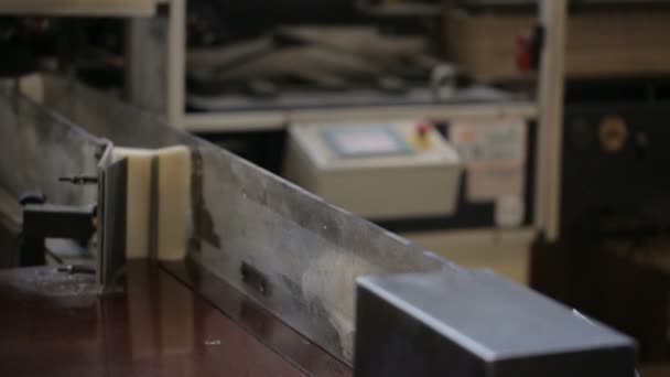 造纸厂的造纸业 — 图库视频影像