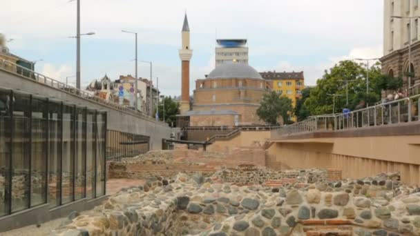 Ruines archéologiques de Serdica à Sofia — Video