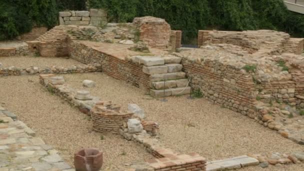 Αρχαιολογικά ερείπια της Σερντίκα στη Σόφια — Αρχείο Βίντεο