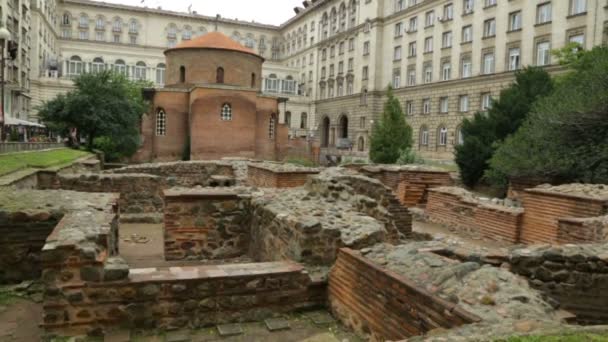 Church of St George in Sofia — Stock Video