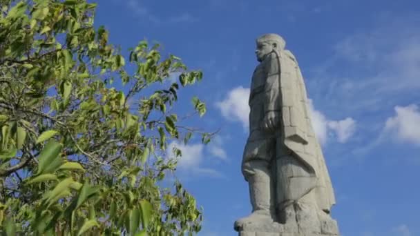 Μνημείο Alyosha στην Φιλιππούπολη, Βουλγαρία — Αρχείο Βίντεο