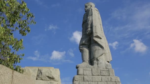Monument Alyosha i Plovdiv, Bulgarien — Stockvideo