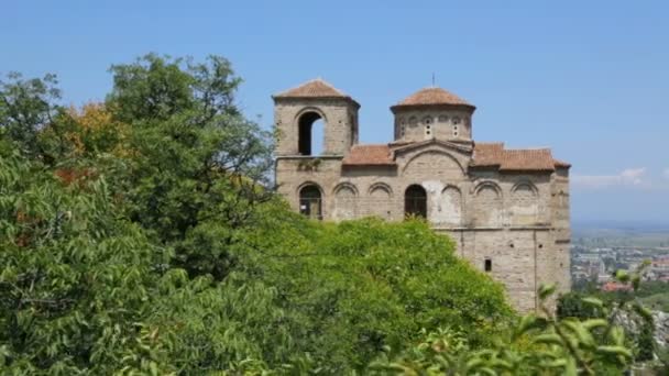 Forteresse d'Asen dans les montagnes bulgares — Video