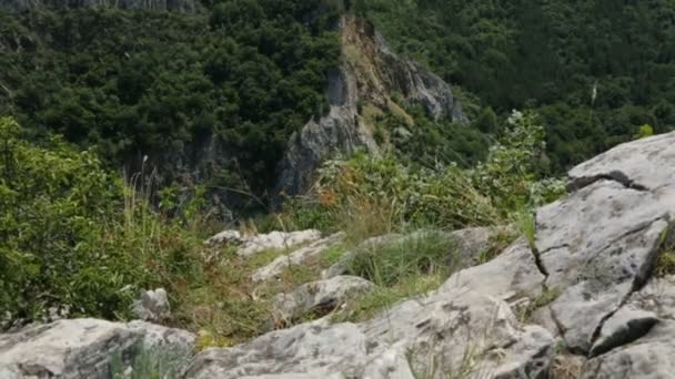 Горный ландшафт Болгарии — стоковое видео