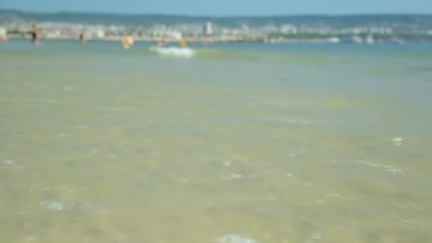 Wybrzeże w letni dzień — Wideo stockowe
