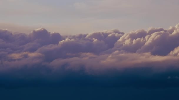 Timelapse van dramatische donkere wolken — Stockvideo