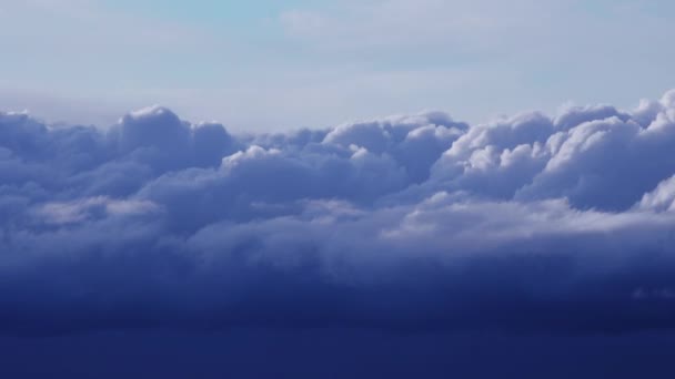 Dramatik kara bulutların zamanı — Stok video
