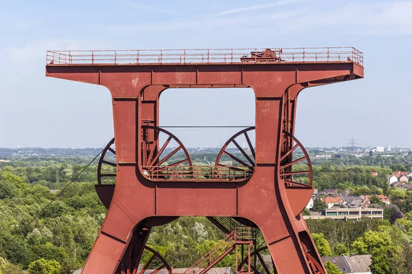 Büyük eski sanayi sitesi Zollverein Essen'de şehir