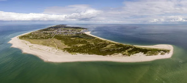 Sylt Adası, Kuzey Almanya'nın havadan görünümü