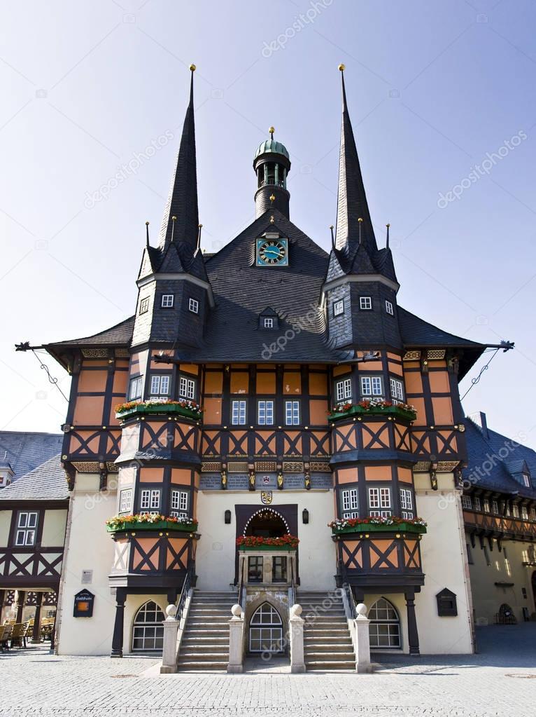City hall in Wernigerode, Germany