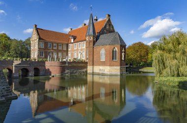 Kuzey Ren Vestfalya Hulshoff moated castle