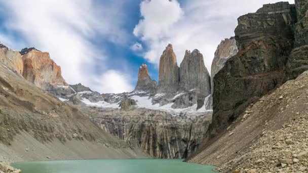 Εθνικό Πάρκο Torres del Paine στη χιλιανή Παταγονία — Αρχείο Βίντεο