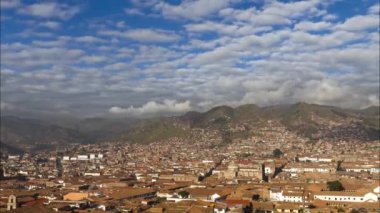 Cusco, Peru havadan görünümü