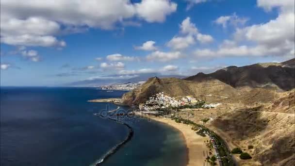 Los Teresitas beach, İspanya — Stok video