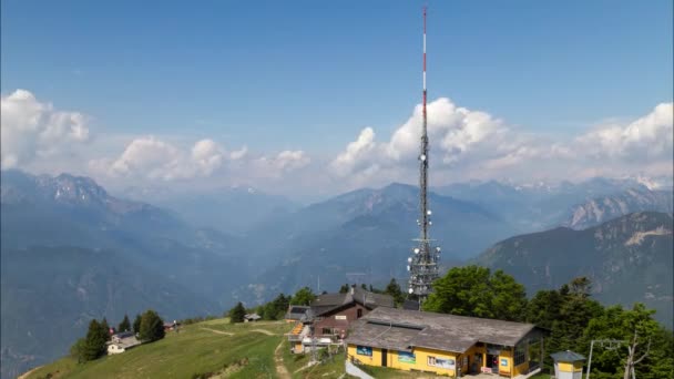 Montaña Cimetta en Suiza — Vídeo de stock