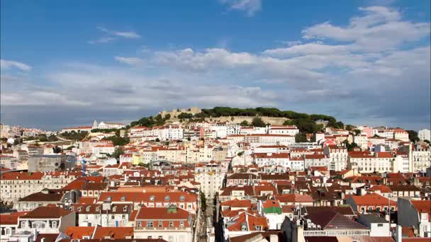 Aerial view of Lisbon, Portugal — Stock Video