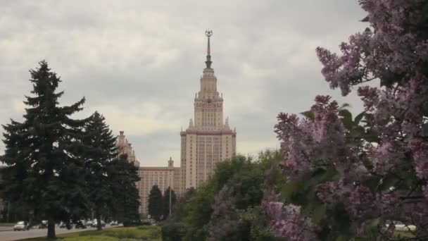 Ana bina Moskova Devlet Üniversitesi — Stok video