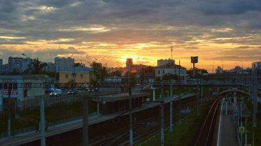 Moskova Şehri 'nin manzarası