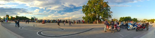 Moskova, Rusya - 10 Temmuz 2017: Gözlem güverte Vorobyovy G