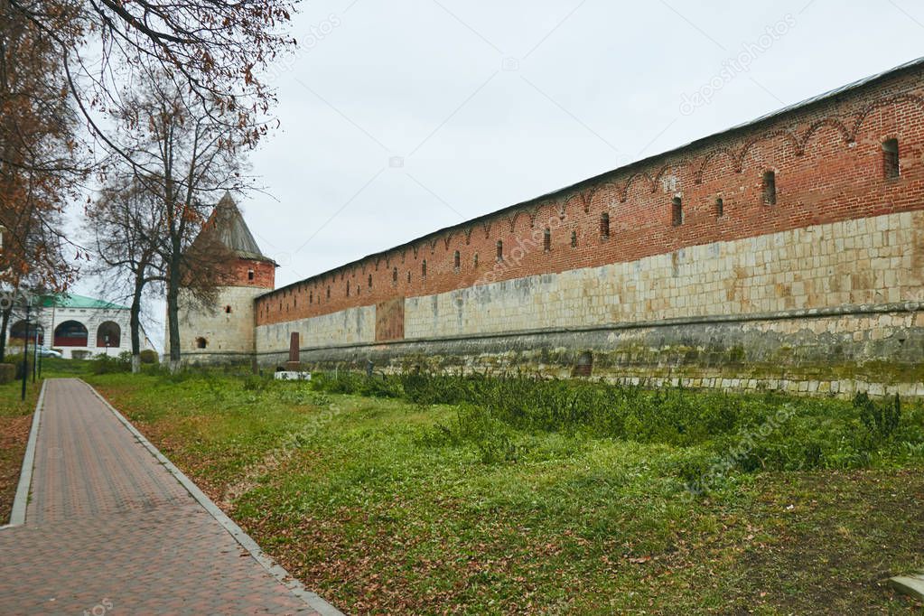 Protective brick wall of the kremlin