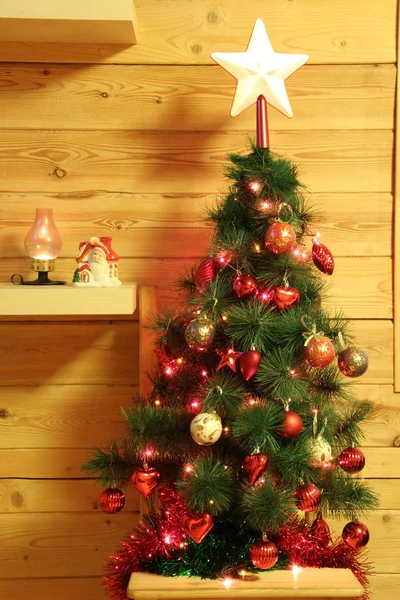 Jul, nyår fir tree — Stockfoto
