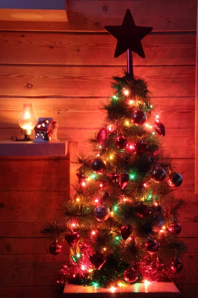 Jul, nyår fir tree — Stockfoto