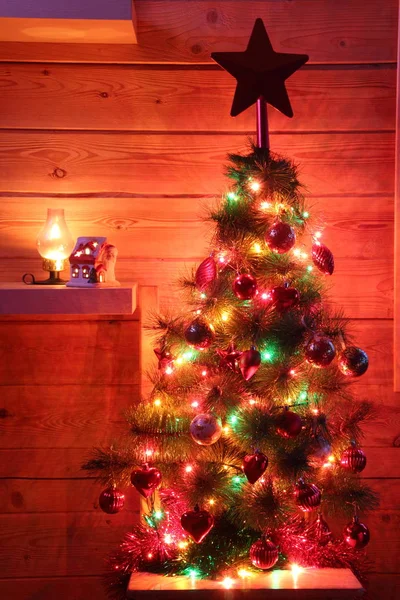 Jul, nyår fir tree — Stockfoto