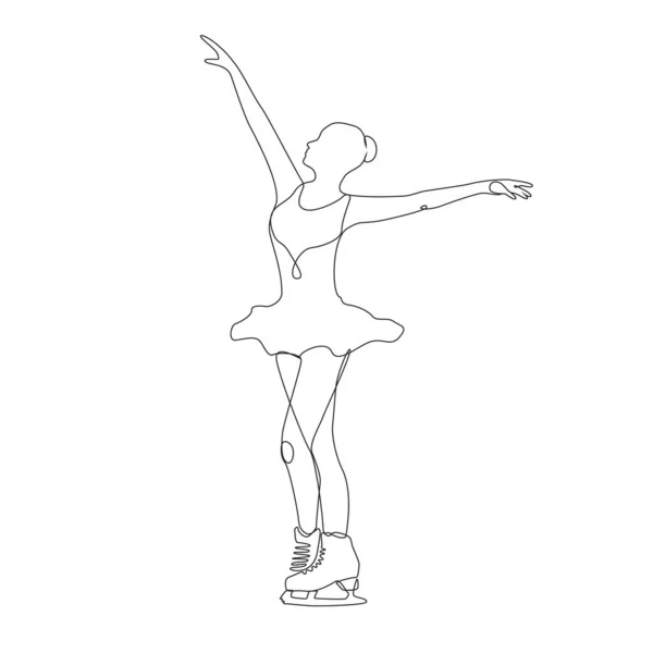 How to draw figure skating  YouTube
