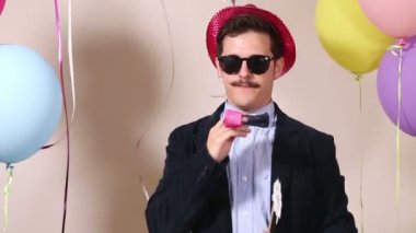 Çift üfleme parti boynuzları