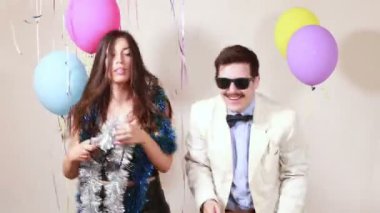 kadın ve adam harika vakit geçiriyor