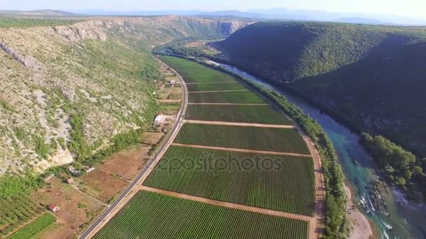 Canyon do rio bósnio — Vídeo de Stock